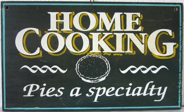 

Original " Cookingpies a Speciality" Metal Sign 8x12inch Home Kitchen Wall Decor