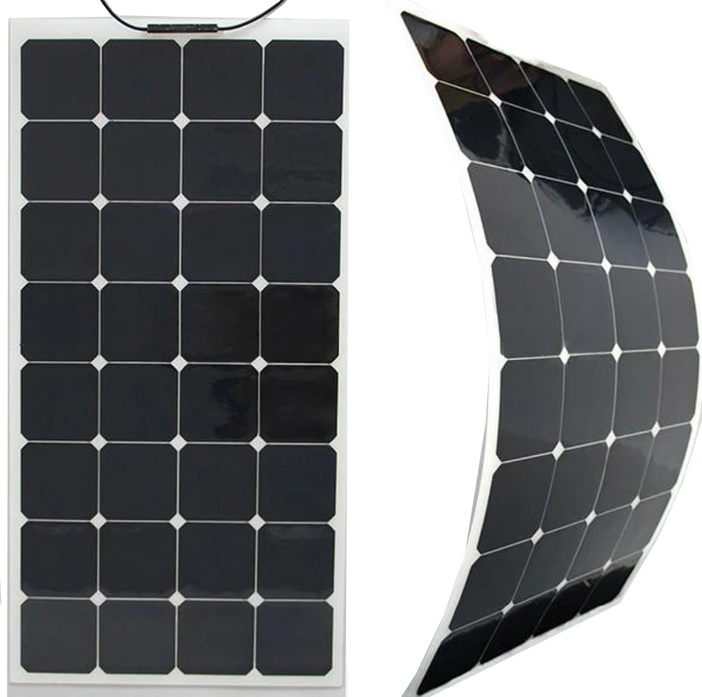 Китайский производитель sunpower Гибкая солнечная панель складная солнечная зарядка 100 Вт монокристаллическая солнечная батарея для домашнего использования