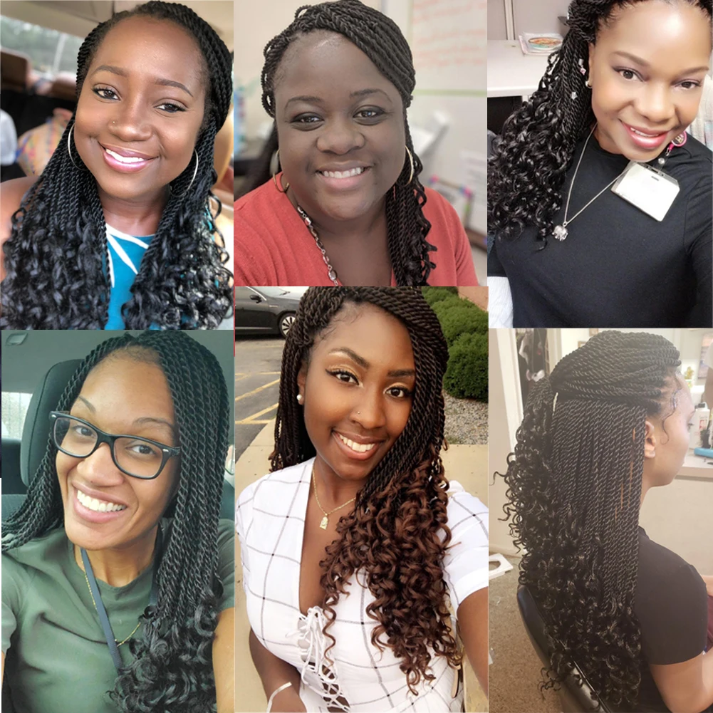 Mtmei волосы 18 &quot30 прядей/упаковка Сенегальские вьющиеся для богини синтетические