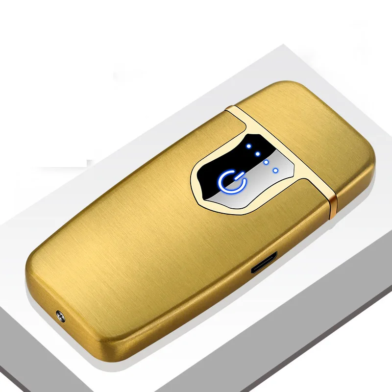 Сенсорная зарядка Двусторонняя Зажигалка для сигарет светодиодный дисплей