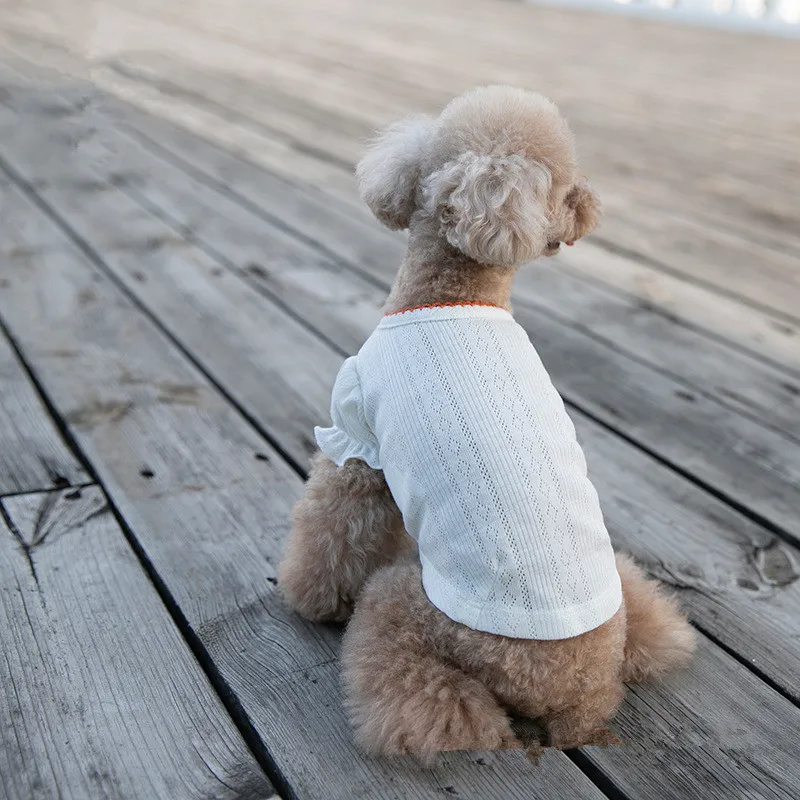 

Cute Strawberry Dog T-shirt Summer Cat Dog Puppy Clothes Tee Shirt Chihuahua Yorkie Puppy Costume Pomeranian Poodle Clothing
