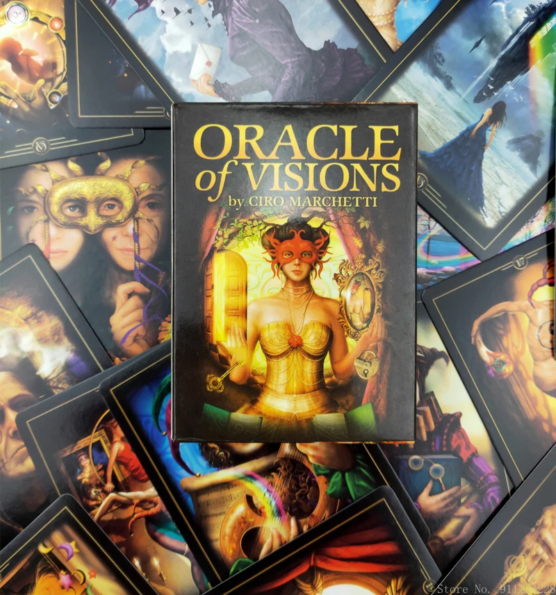 

52pcs Cards Great Quality Oracle Cards of Visions Tarot Deck High Quality Read Fate Game for Personal Use Board In Stocks