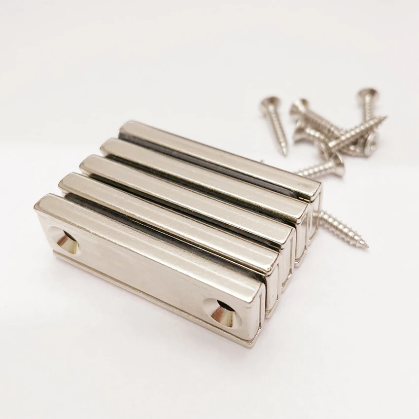 Сильный неодимовый магнит N52 L10-L120мм супер мощный крюк магнитный материал постоянный NdFeB держатель квадратный.