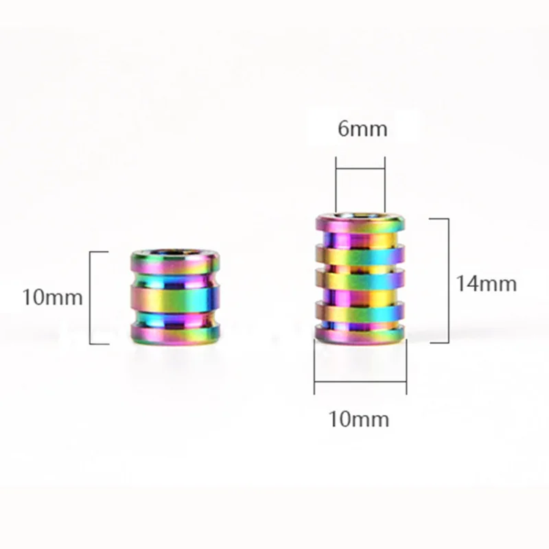 Открытый подвеска EDC Beads TC4 безопасный зонт из титанового сплава веревка шнурок