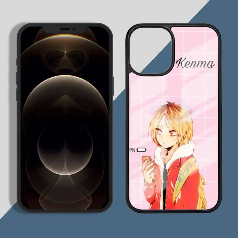 

Kenma Kozume of Haikyuu Anime Phone Case PC for iPhone 11 12 pro XS MAX 8 7 6 6S Plus X 5S SE 2020 XR