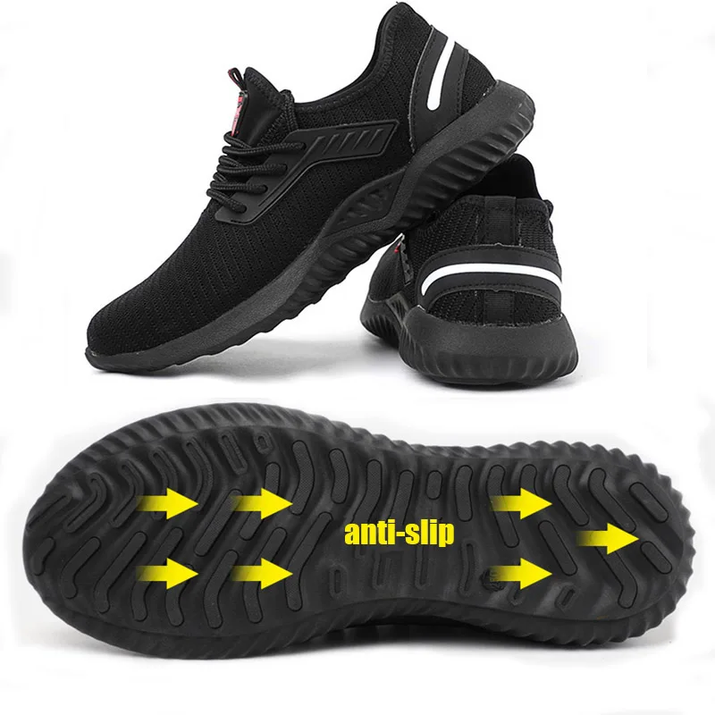 Мужские защитные рабочие ботинки MWSC S3 светильник дышащие со стальным носком