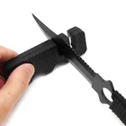 Многофункциональный нож для охоты, заточка рыболовных снастей, крючок, карманный инструмент, пилка для ногтей Camp Stone мини-точилка