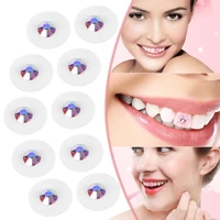20 pcs clear various colors teeth decoration woman crystal tooth ornaments tool jewelry beautiful shining dental oral teeth gems