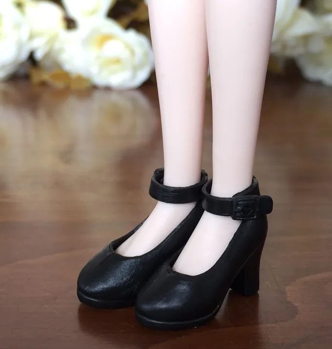 Новые белые розовые черные туфли на высоком каблуке кукольная обувь Blyth для 1/6