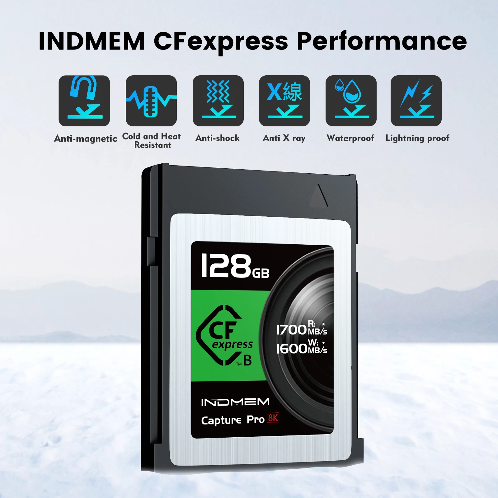 Карта памяти INDMEM CFexpress 512 ГБ 128 256 1 ТБ для Canon R5 DX3 Nikon D6 Z6 Z7 Panasonic S1 S1R - купить по