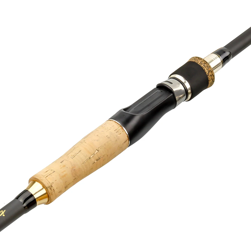 

New Telescopic Lure Rod 1.8M 2.1M 2.4M 2.7M Carbon Fiber Cork Wood Handle Spinning Rod Fishing Pole Tackle