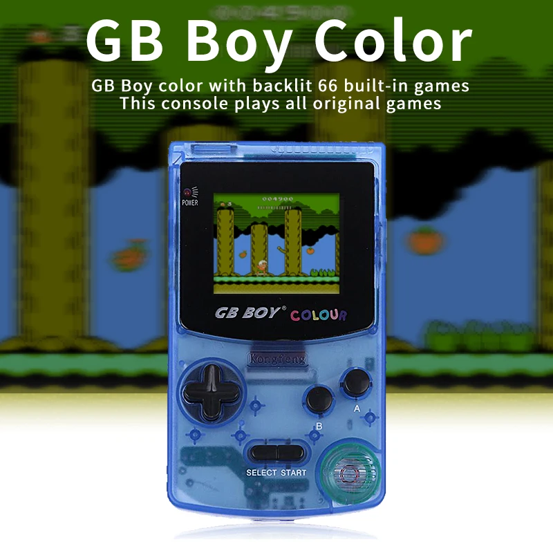 Игровая консоль с подсветкой для мальчиков 2 7 дюйма 66 встроенных игр|Портативные