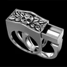 Secret Boy мужские модные аксессуары кольцо с черепом секретный отсек гроб памятный сувенир хип-хоп мужские кольцо с черепом в стиле панк викингов