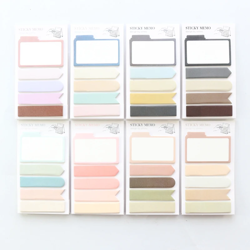 Цветные канцелярские блокноты для офиса и школы клейкие принадлежности конфет