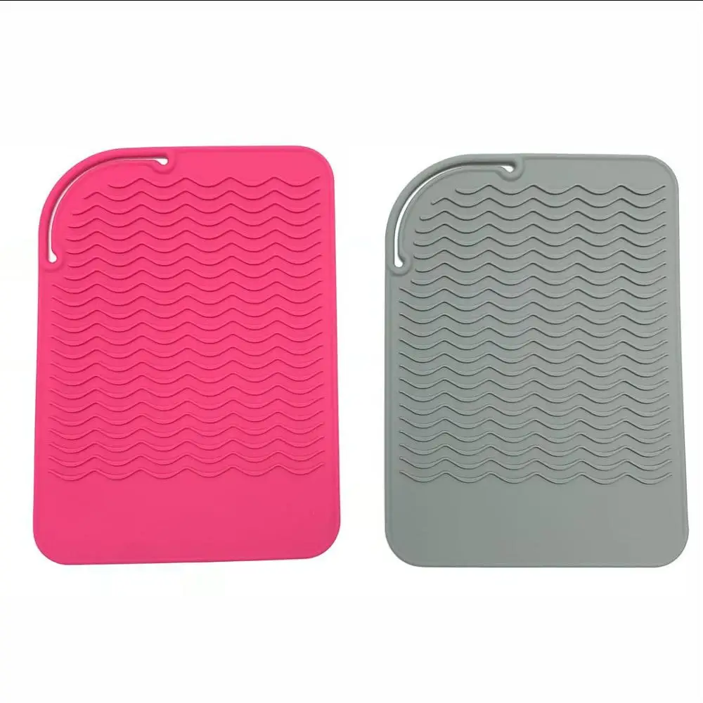 

Hair Straightener Hair Curler Anti-Scald Heat Insulation Silicone Heat-Resistant Pad Straightener Hair Styling Tool