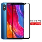 Стекло с полным покрытием для xiaomi 8Pro Mi8 pro mi 8 lite Mi8, защитное закаленное стекло на xiomi Mi 8 light Mi 8 pro Mi8 se, пленка для смартфона