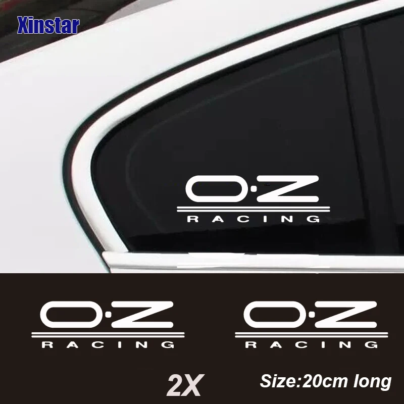 2 шт. OZ Racing Car Windows Стикеры для Volkswagen Benz Jaguar Alfa Romeo Ford Renault лотоса Suzuki BMW M