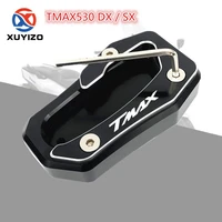 for yamaha t max tmax 530 560 sx dx tmax530 tmax560 2017 2022 motorcycle kickstand foot side stand extension pad support plate