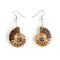 bohemian conch pendant earrings women fashion ocean sea beach ear hooks danglers jewelry gift boho shell jewelry