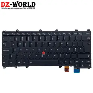 new original pt portuguese backlit keyboard for lenovo thinkpad yoga 260 20fe laptop 00pa228 00pa146 free global shipping