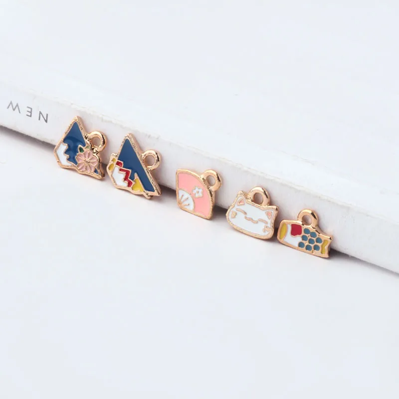 10 шт. аксессуары ручной работы сплав металл цинковый капельное масло Маленькая