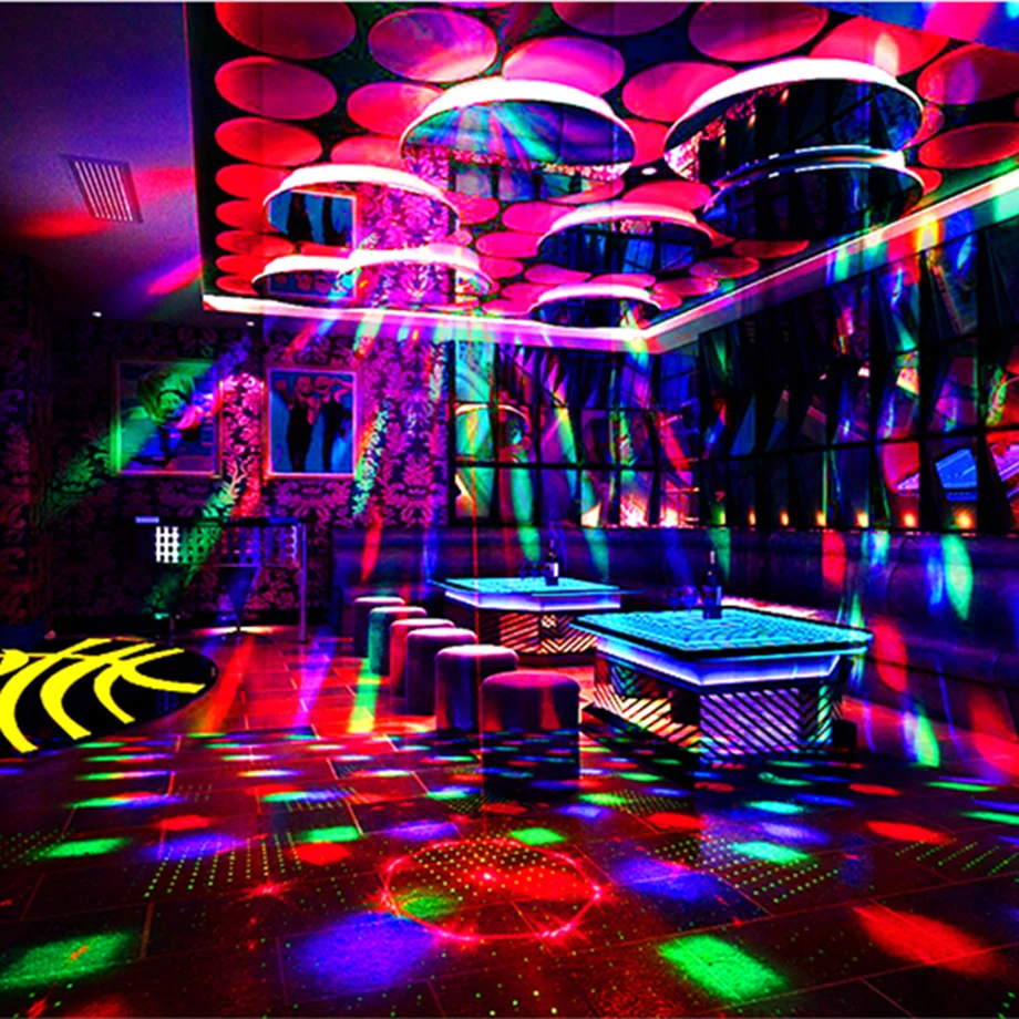 светомузыка Светодиодный шар для дискотеки 128 моделей USB вечерние светильник