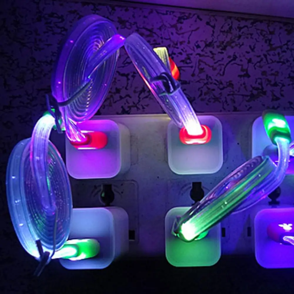 Магнитный светодиодный кабель micro usb для samsung type c 8 контактный зарядки android 1 м