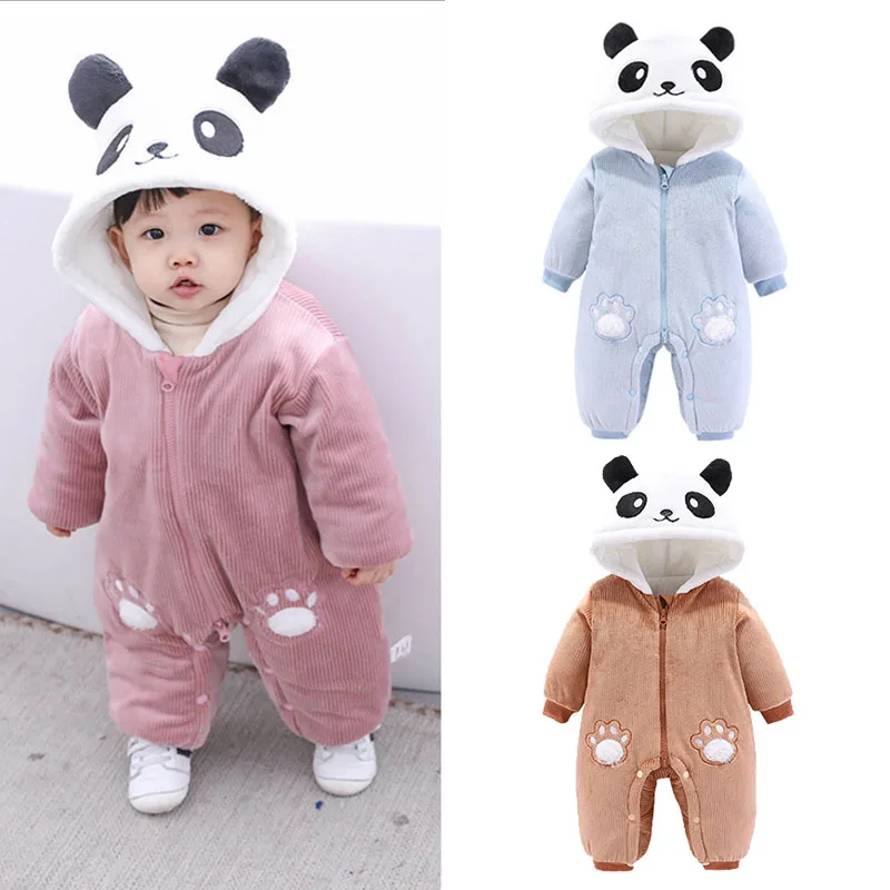 Новинка Комбинезоны для маленьких мальчиков и девочек Милая мультяшная детская