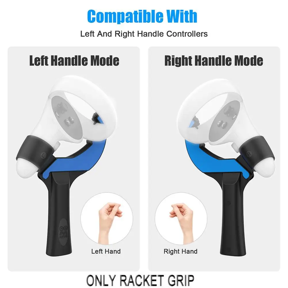 

Grip Handle For Oculus Quest 2 Table Tennis Paddle VR Table Controllers Game Tennis Playing D1R9