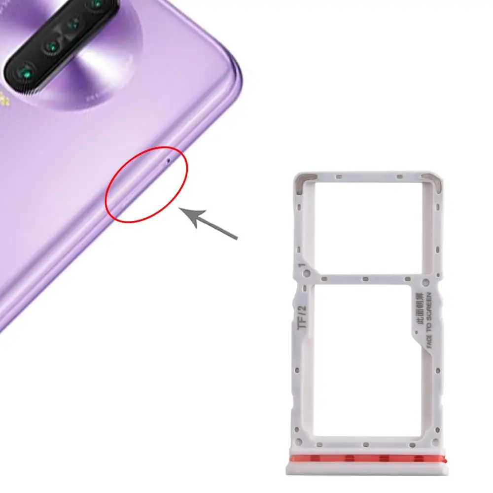 

Лоток для sim-карт + лоток для карт памяти Micro SD для Xiaomi Redmi K30
