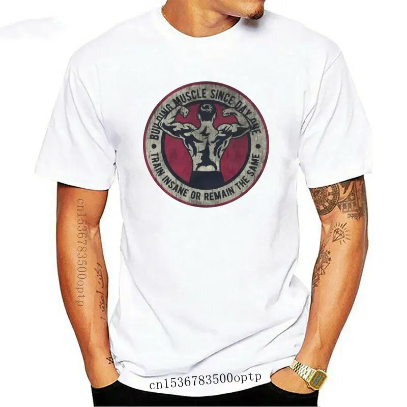 

2020 New Mens Building Muscle Workout Gymer Trainer Sporter Men's T-Shirt Tee Shirts