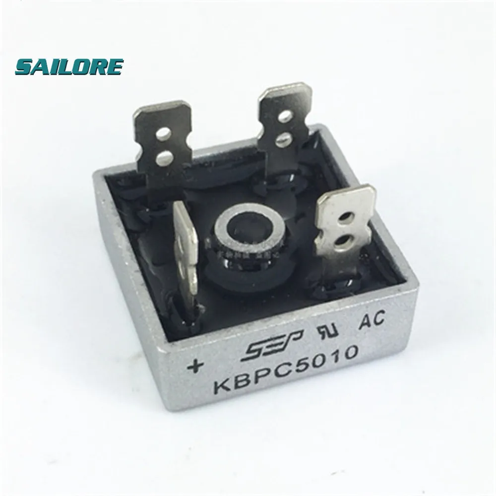 

Диодный мост KBPC5010 50A 1000 В, выпрямитель kbpc5010, 1 шт.