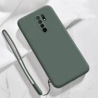 Чехол-накладка для Xiaomi Mi 9, 9T Pro, мягкий, из жидкого силикона, со шнурком, защитный, для xiaomi mi 8 Lite, 9 Se, A2, A3, Mi6, Mix 2S