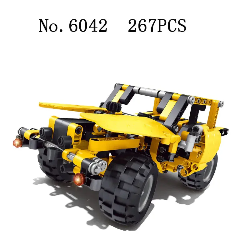 

6042 267PCS SUV Car Sports Off-Road Vehicle Building Blocks Racing Car Expert Bricks DIY Toys for boys Gift
