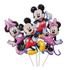 4 шт.набор, фольгированные воздушные шары Микки и Минни Маус