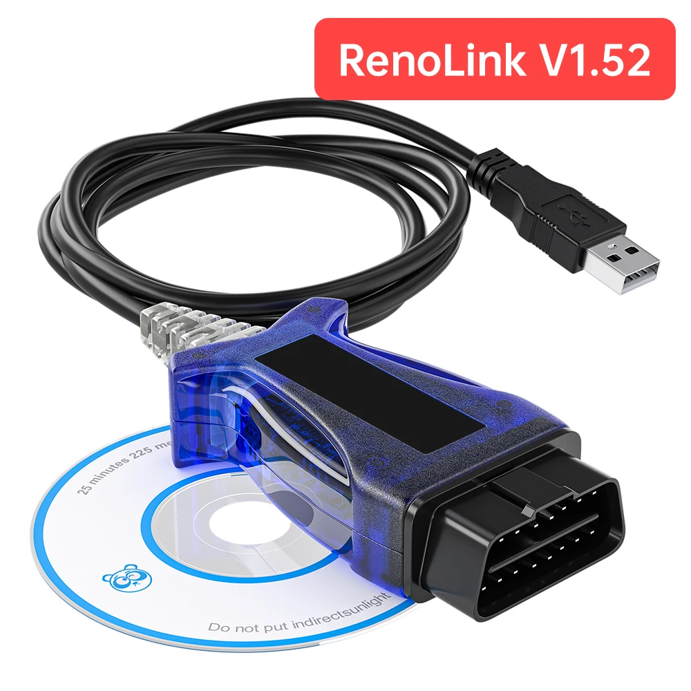 Программатор OBD2 Renollink для Renault ECU программирование ключей сброс подушки