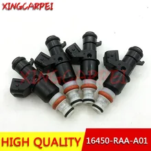 16450-RAA-A01 4pcs Fuel Injector Nozzle For Honda CRV 2.4L 2003 2004 2005 2006 2007 16450RAAA01 16450 RAA A01 Auto Part