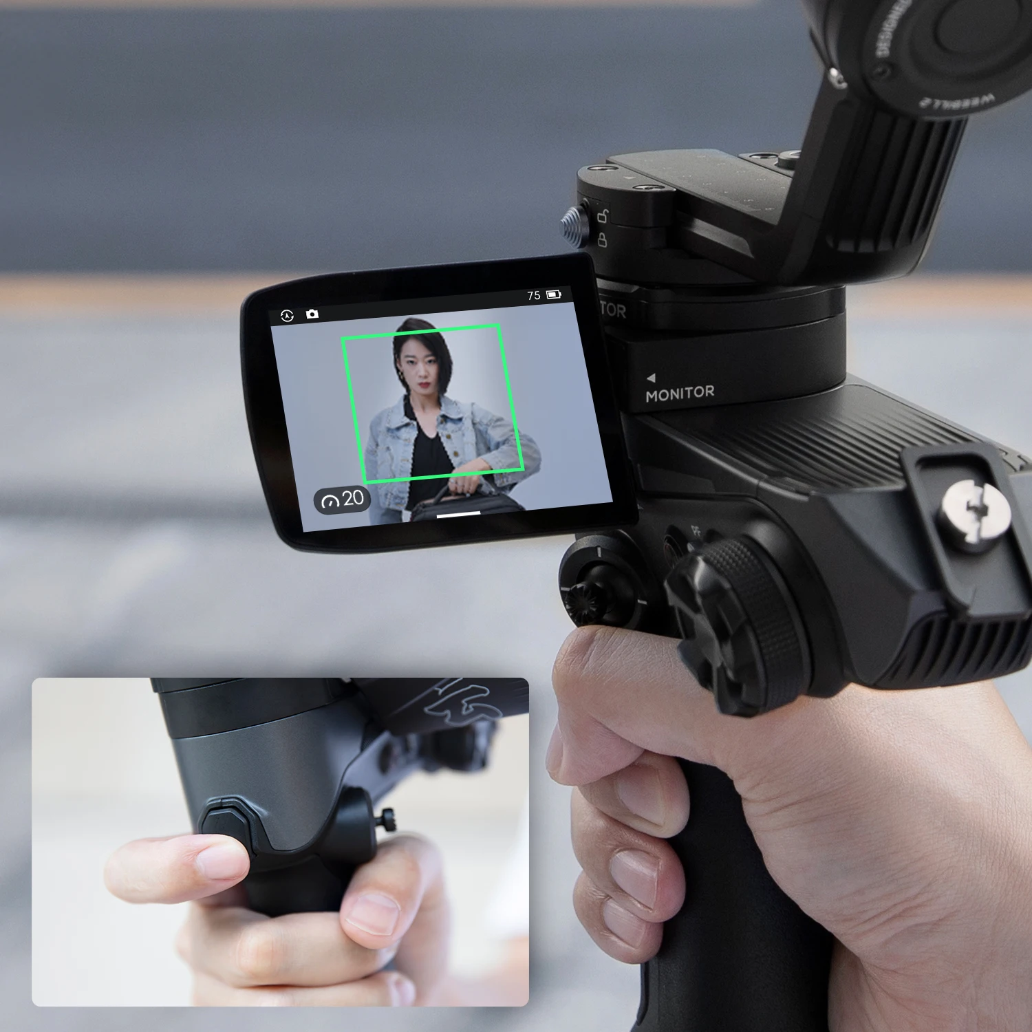 3 осевой карданный стабилизатор Zhiyun Weebill 2 с сенсорным экраном для беззеркальная