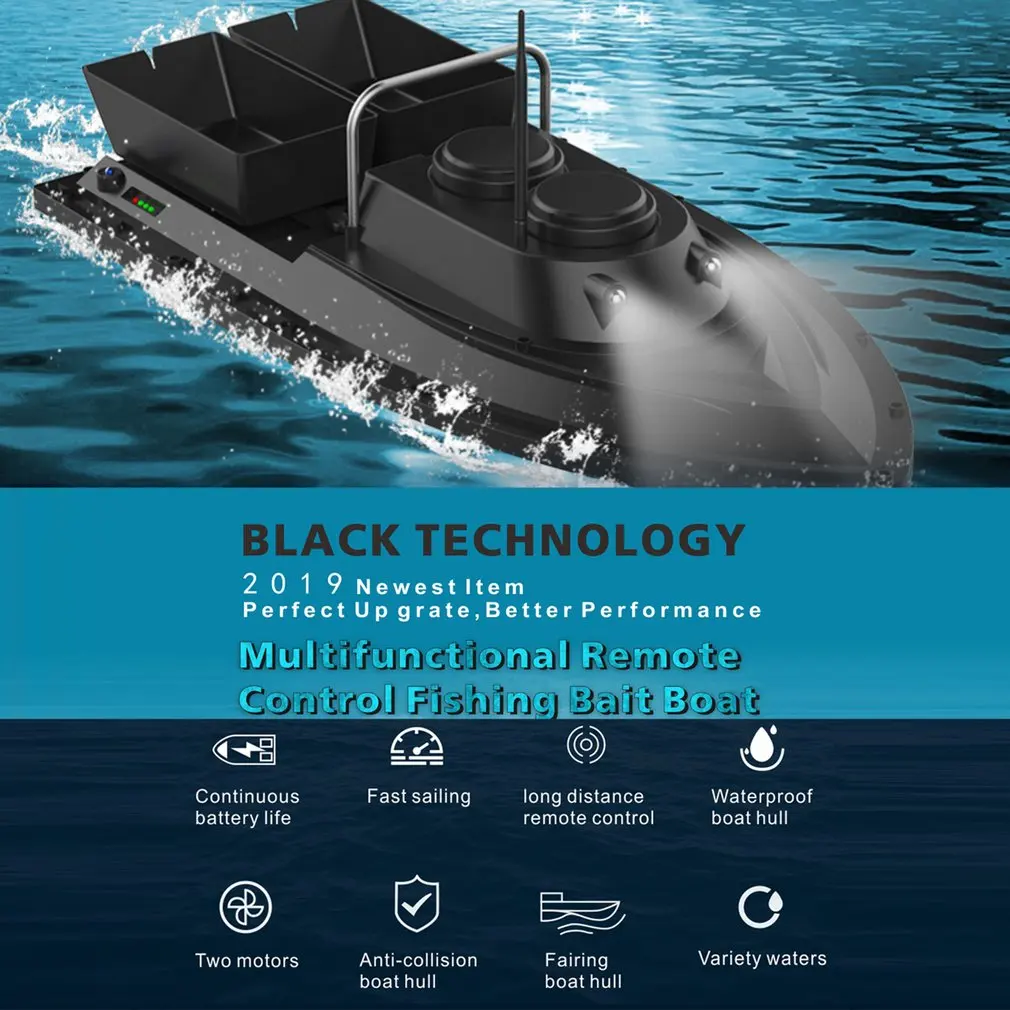 D11 Smart RC приманка лодка игрушки двойной мотор рыболокатор корабль с дистанционным