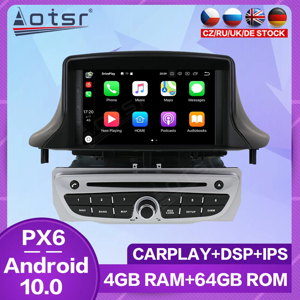 

For Renault Megane 3 Renault Fluence 2009+ Audio Radio Android Multimedia DVD Player HD Touch Screen Car GPS Navigation Carplay