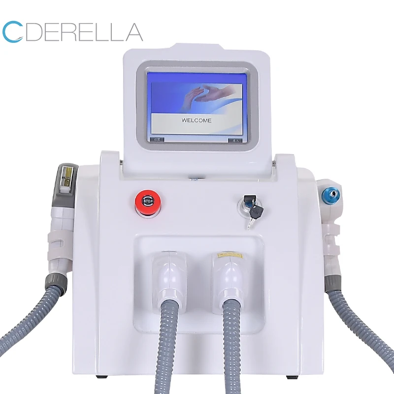 

Multifunctional Portable Hair Remove Machine E-Light IPL OPT RF Skin Rejuvenation Nd Yag Laser 1064 Tattoo Removal