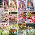 EverShine картина по номерам пейзаж рисование по номерам велосипед Ручной росписью Домашний подарок