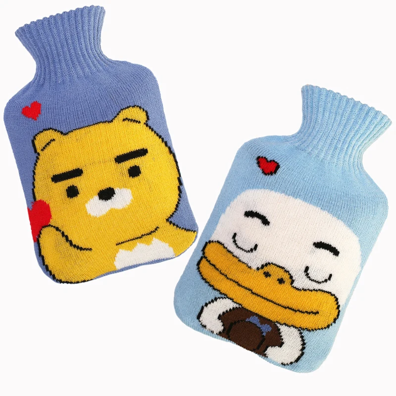 Вязаный защитный чехол для большой бутылки 1 литра сумки из ПВХ горячей воды