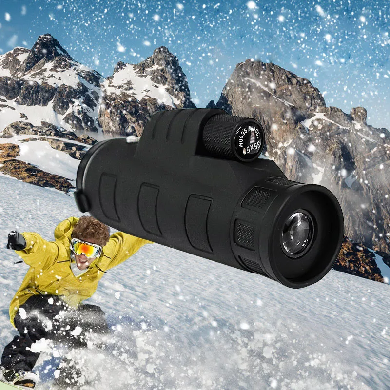 

The Telescope Has A Powerful Monocular Bag That Can Be Worn With A Smartphone Holder, Suitable For Hiking, Camping And Traveling