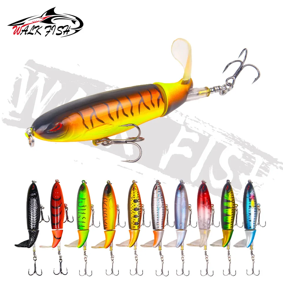 WALK FISH Whopper Plopper приманка для рыбной ловли 6 г/11 г/13 г/17 г приманки сома рыболовная