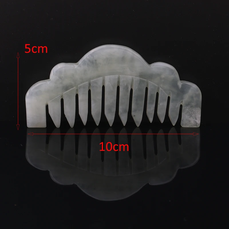 

Traditional Quality Nature Jade Comb Massage Spa NEW Head Therapy Trigger Point Treatment On Head