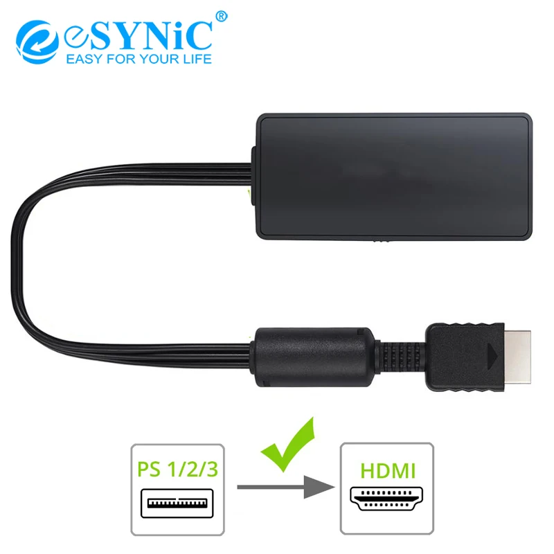 ESYNiC для PS к конвертеру HDMI адаптер преобразователь Соединительный кабель Игровые