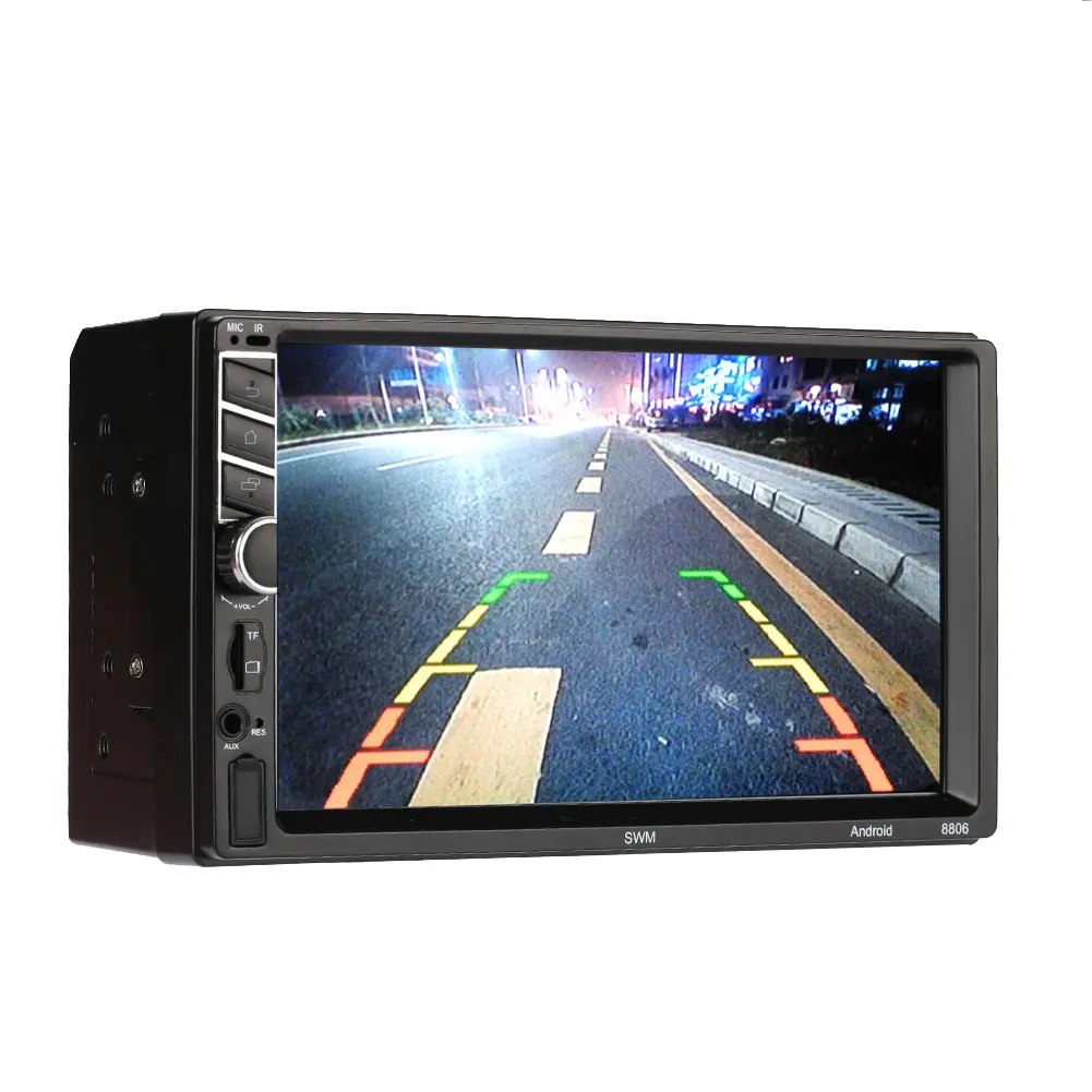 2 Din 7 дюймов автомобиль MP5 TF FM Радио Bluetooth gps навигация Hands-Free сенсорный экран 1 + 16 г