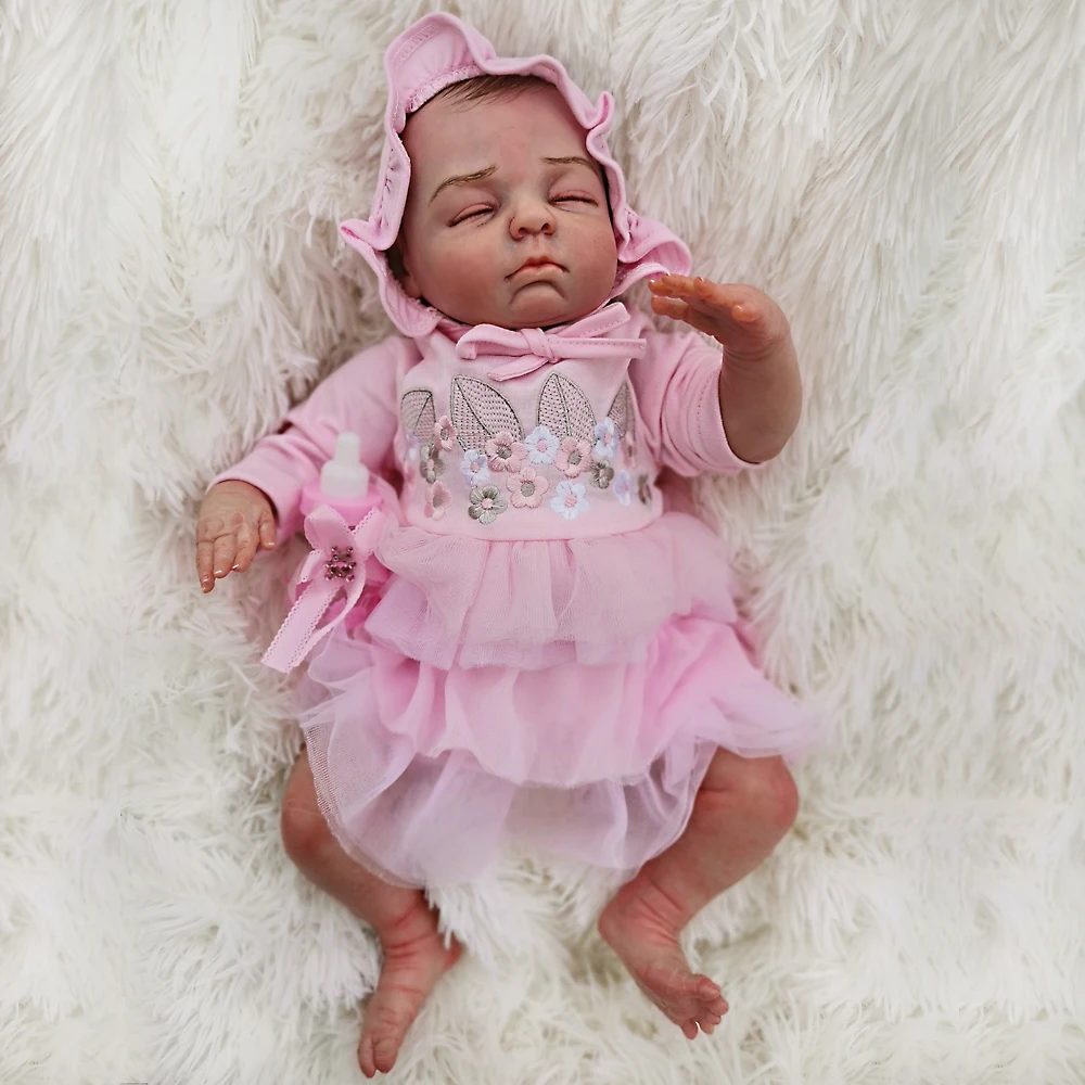 Новый дизайн Bebes reborn мягкий настоящий силикон baby dolls 18 &quot45 см коллекция