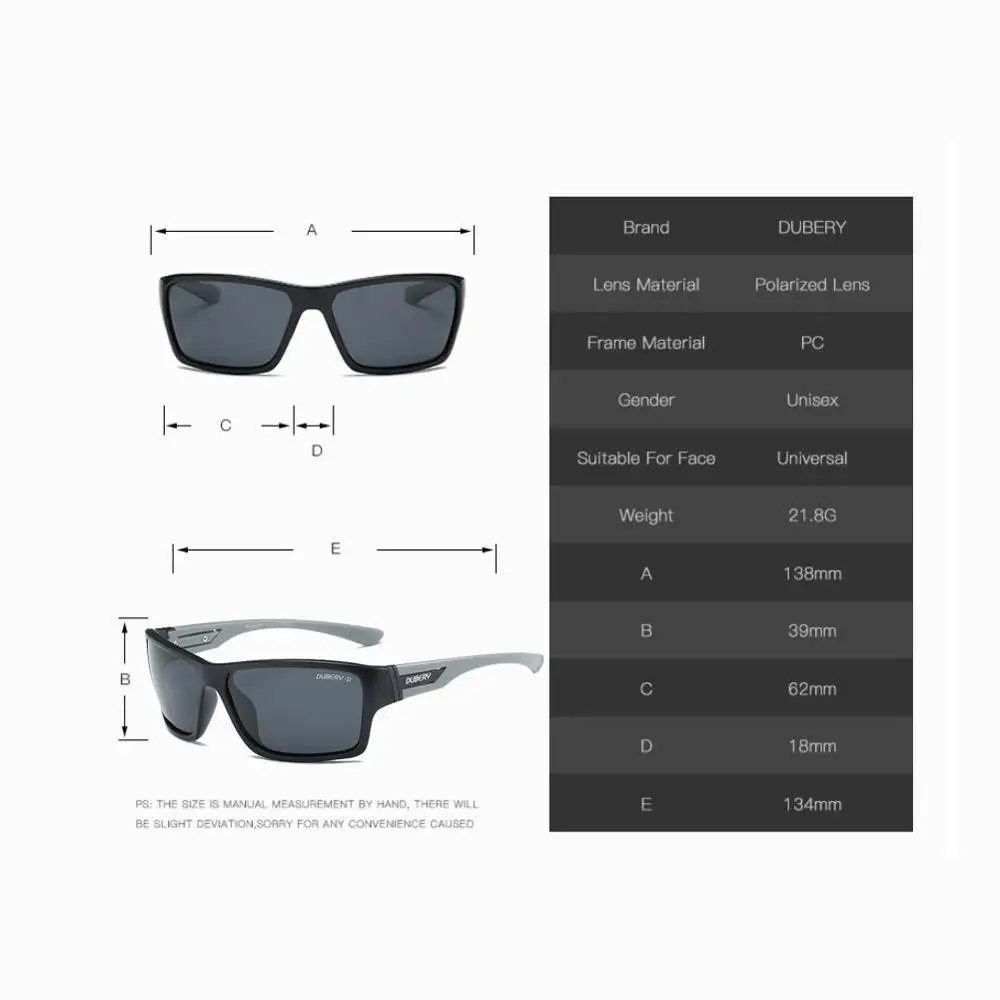 Мужские солнцезащитные очки DUBERY поляризационные для вождения 2019 | Аксессуары